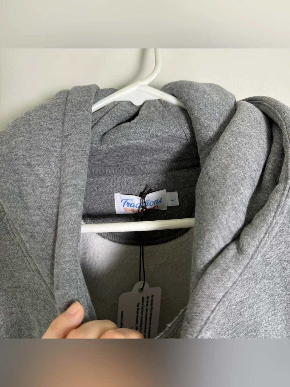 Traditions Collegiate Apparel Houston Oversized Hoodie L Heavyweight - Picture 5 of 9
